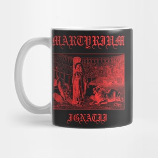 Martyrium Ignatii Saint Ignatius of Antioch Martyr Gothic Icon Mug